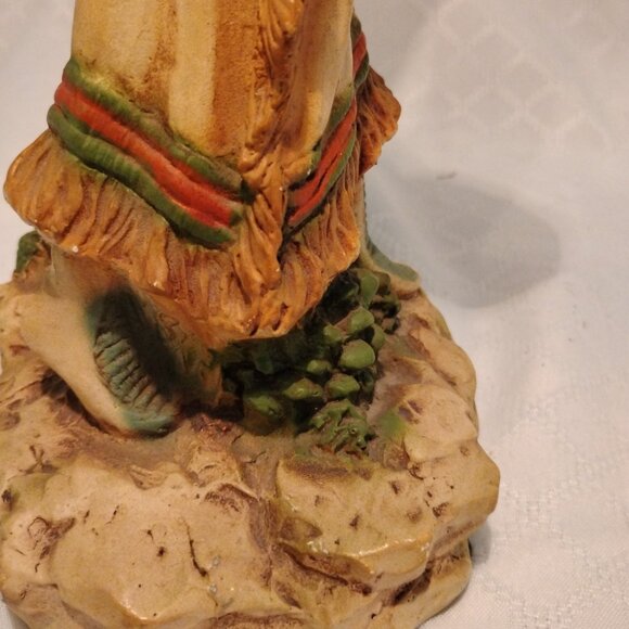 Vintage 1980s Homco Native American Woman W/Baby In Papoose - Picture 9 of 9